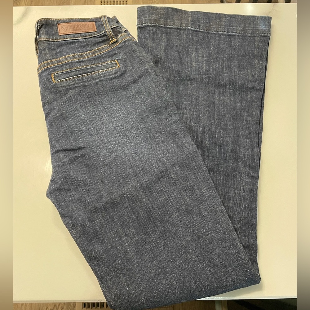 Rock & Roll Denim Cowgirl Dark Wash Trouser Jean 27 x 34